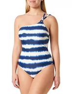 Stroje kąpielowe - Triumph Damski kostium kąpielowy, Blue - Dark Combination, 36C - miniaturka - grafika 1