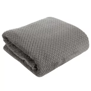 Euro Firany Koc Flanelowy Design Cindy3 Grafit 200x220 1206354 - Koce - miniaturka - grafika 1