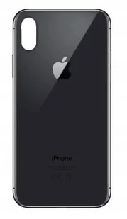 Klapka Plecki Tył iPhone XS Max Black Duże oczko - Części serwisowe do telefonów - miniaturka - grafika 1
