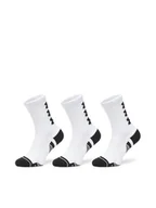 Skarpetki męskie - Under Armour Zestaw 3 par wysokich skarpet męskich UA Perform Tech 3p Crew 1379515 Biały - miniaturka - grafika 1
