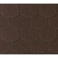 Preparaty bitumiczne - Gont bitumiczny karpiówka brązowy - miniaturka - grafika 1