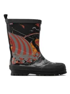 Buty dla chłopców - Viking Kalosze Jolly Print 1-60020-272 Czarny - miniaturka - grafika 1
