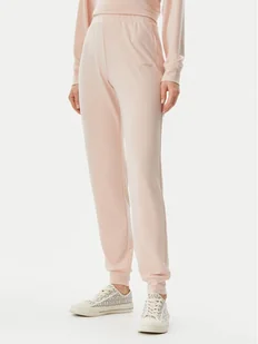 Guess Spodnie materiałowe O5GB05 KCQP2 Pomarańczowy Regular Fit - Spodnie sportowe damskie - miniaturka - grafika 1