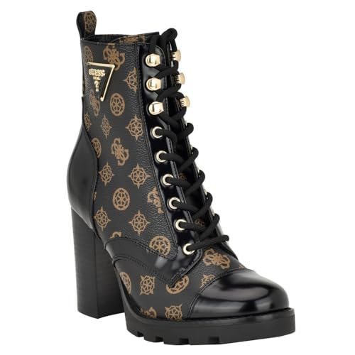 GUESS Damskie botki Neadyn, Czarne logo 002, 42 EU