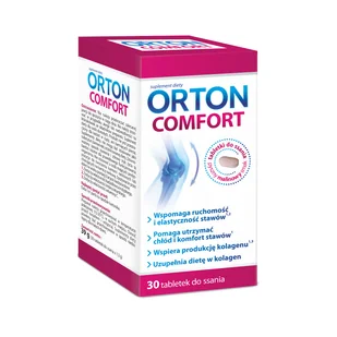 Orton Comfort tabletki do ssania 30 szt. - Stawy, mięśnie, kości - miniaturka - grafika 1
