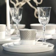 Serwisy do kawy i herbaty - Serwis kawowy porcelanowy na 12 osób SHIRO - miniaturka - grafika 1