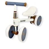 Rowerki biegowe - Rowerek chodzik regulowane siodełko prezent na roczek Blubell 1002 biały - miniaturka - grafika 1