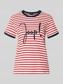 Koszulki i topy damskie - t-shirt z wyhaftowanym logo model 'Trinity' - miniaturka - grafika 1