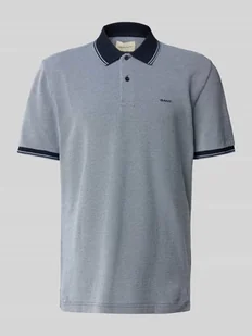 Koszulka polo o kroju regular fit z wyhaftowanym logo model ‘OXFORD’ - Koszulki męskie - miniaturka - grafika 1