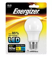 Żarówki LED - Żarówka LED GLS E27 9,2W Ściemnialna S10272 Energizer - miniaturka - grafika 1