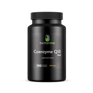 Suplement diety, BetterMe Coenzyme Q10 MAX 200mg w oleju lnianym, 100 kaps. - Witaminy i minerały - miniaturka - grafika 1