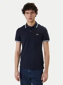 Koszulki męskie - Lacoste Polo PH9875 Granatowy Classic Fit - miniaturka - grafika 1