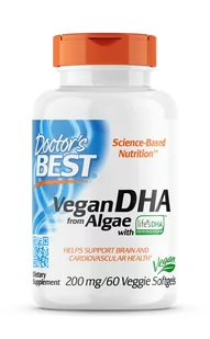 Vegan DHA from Algae 60 kapsułek Doctor's Best 1036547181 - Witaminy i minerały - miniaturka - grafika 1