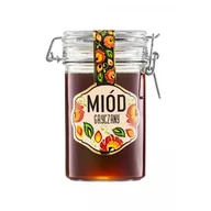 Ryż - Miód Pszczeli Premium Gryczany 100% z Polskich Pasiek "Miód Gryczany" w Ozdobnym Słoiku Typu Weck 550g Mazurskie Miody - miniaturka - grafika 1