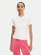 Koszulki i topy damskie - Juicy Couture T-Shirt La Beach JCWCT125319 Biały Regular Fit - miniaturka - grafika 1