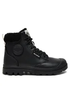 Botki damskie - Palladium Trapery 94380-008-M Czarny - miniaturka - grafika 1