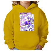 Bluzy dla dziewczynek - BLUZA DZIECIĘCA K-POPOWE ŁOWCZYNIE DEMONÓW HUNTRIX 146-152 Z KAPTUREM - miniaturka - grafika 1