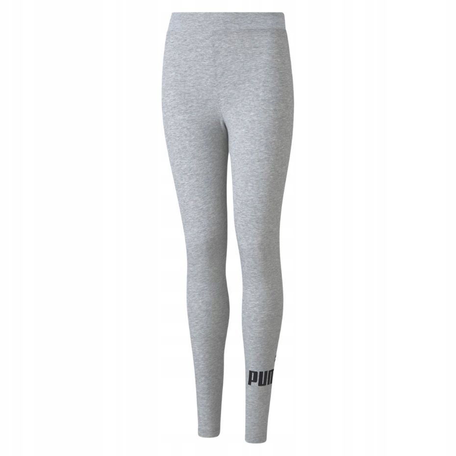Legginsy dla dzieci Puma ESS Logo Leggings jasnoszare 587035 04 116cm