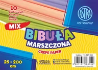 Szkolne artykuły papiernicze - ASTRA art-pap Bibuła marszczona ASTRA 25x200 cm mix 10 kolorów pastelowych - ASTRA art-pap - miniaturka - grafika 1