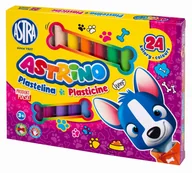 Masy plastyczne - ASTRA papiernicze Plastelina 24 kolory Astrino papiernicze - miniaturka - grafika 1