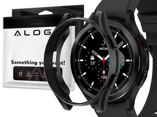 Etui silikonowe Alogy case do Samsung Galaxy Watch 4 Classic 42mm Czarne - Akcesoria do smartwatchy - miniaturka - grafika 1