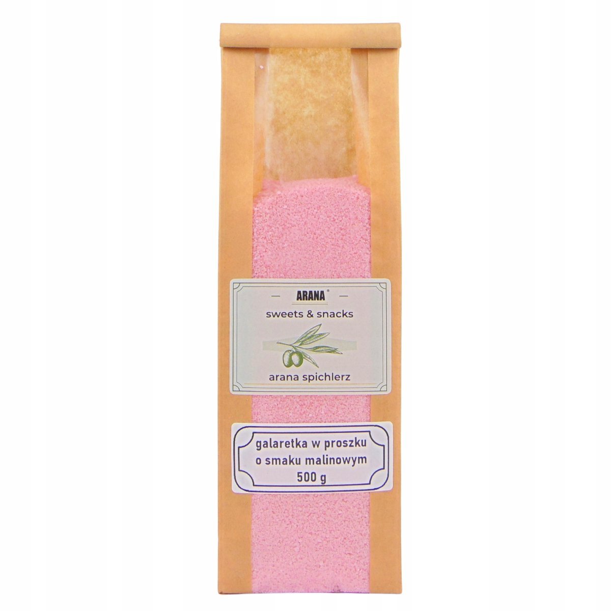 GALARETKA MALINOWA 500g w proszku wysoka jakość