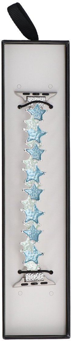 GlacierX bransoleta do smartwatcha Gleam Star Stretch Bracelet Frosted Mint do Apple Watch 38/40/41mm Błękitno-miętowa