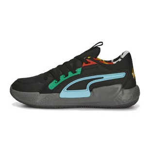 Buty do koszykówki męskie PUMA Court Rider Chaos Block Party 01 czarne 378265 01 39 (6 UK) - Koszykówka - miniaturka - grafika 1