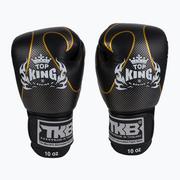 Rękawice bokserskie - Rękawice boerskie Top King Muay Thai Empower czarne TKBGEM  16 oz - miniaturka - grafika 1