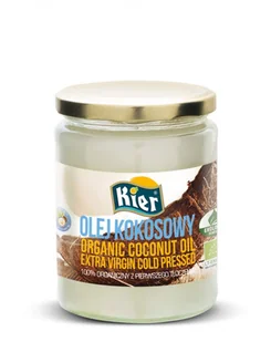 Kier Olej kokosowy extra virgin 500 ml - Zdrowa żywność Kier Olej kokosowy extra virgin 500 ml - Zdrowa żywność - miniaturka - grafika 1