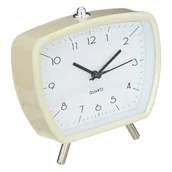 Zegary - Zegarek budzik Cathy kremowy vintage - miniaturka - grafika 1