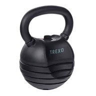 Kettlebell - Kettlebell regulowany odważnik hantel TREXO 14 kg - miniaturka - grafika 1