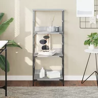 Półki do salonu - vidaXL Regał na książki, szary dąb sonoma, 50x33x117,5 cm - miniaturka - grafika 1