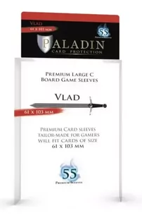 Koszulki na karty Paladin - Vlad (61x103mm) - Akcesoria do gier planszowych - miniaturka - grafika 1