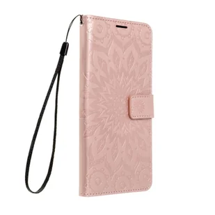 Kabura MEZZO Book do XIAOMI Redmi 13C mandala złoty róż - Etui i futerały do telefonów - miniaturka - grafika 1