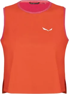 Koszulki sportowe damskie - Koszulka Salewa Pedroc Dry Responsive Hybrid Women''s Tanktop - red orange - grafika 1