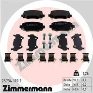 Klocki hamulcowe - Klocki hamulcowe - komplet ZIMMERMANN 25734.170.2 - miniaturka - grafika 1