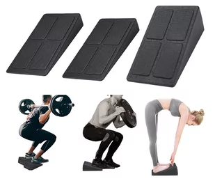 Bloczek pochylny Squat Wedge Block 3 elementy - Pozostały sprzęt i akcesoria do ćwiczeń - miniaturka - grafika 1