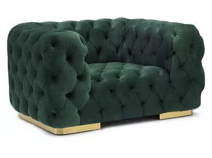 Fotel Chester 1 Velvet Tap 201 Zielony - Inne meble do salonu - miniaturka - grafika 1