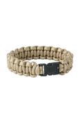 BRANSOLETKA SURVIVAL BRACELET-PARACORD-COYOTE