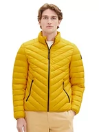 Kurtki męskie - Lekka pikowana kurtka męska TOM TAILOR ze stójką, 32096-symfoniczna słoneczna żółć, S - miniaturka - grafika 1
