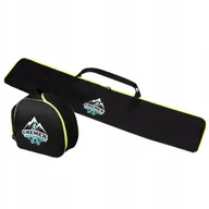 Torby sportowe - ZESTAW POKROWIEC PLECAK TORBA NA NARTY+BUTY CZARNO ŻÓŁTY 160 - miniaturka - grafika 1