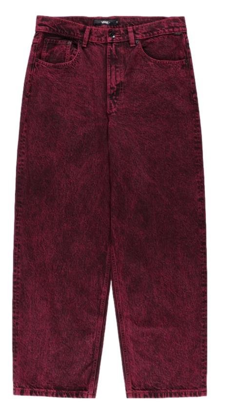 Spodnie Męskie VANS Check-5 Baggy Acid Overdyed Racing Red VN000T41IZQ132 30