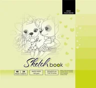 Przybory szkolne - Szkicownik 200x200/48K 100g TW FRESH Nowa - miniaturka - grafika 1