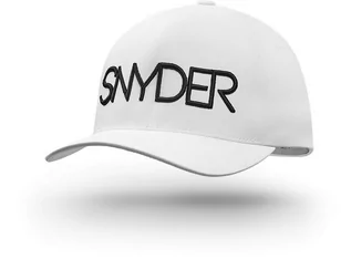 Czapki męskie - Czapka golfowa SNYDER Delta White L/XL, YUPOONG, FLEXFIT - grafika 1