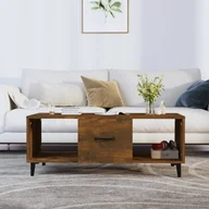 Ławy i stoliki kawowe - Lumarko Stolik kawowy, przydymiony dąb, 102x50x40 cm - miniaturka - grafika 1