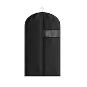 Pokrowce na ubrania - Pokrowiec do ubrań elegant 60 x 100 cm czarny - miniaturka - grafika 1