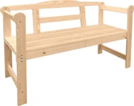 Ławki ogrodowe - Elior Mała ławka ogrodowa drewniana - Armina - miniaturka - grafika 1