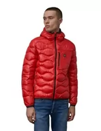 Kurtki męskie - Blauer Kurtki Krótkie Wyściełane Pióro Kurtka Mężczyźni, 552 Czerwona Krew, XL - miniaturka - grafika 1