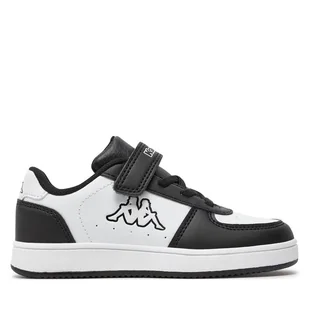 Sneakersy Kappa Logo Malone Ev Kid 36185LW White/Black A01 - Buty dla chłopców - miniaturka - grafika 1